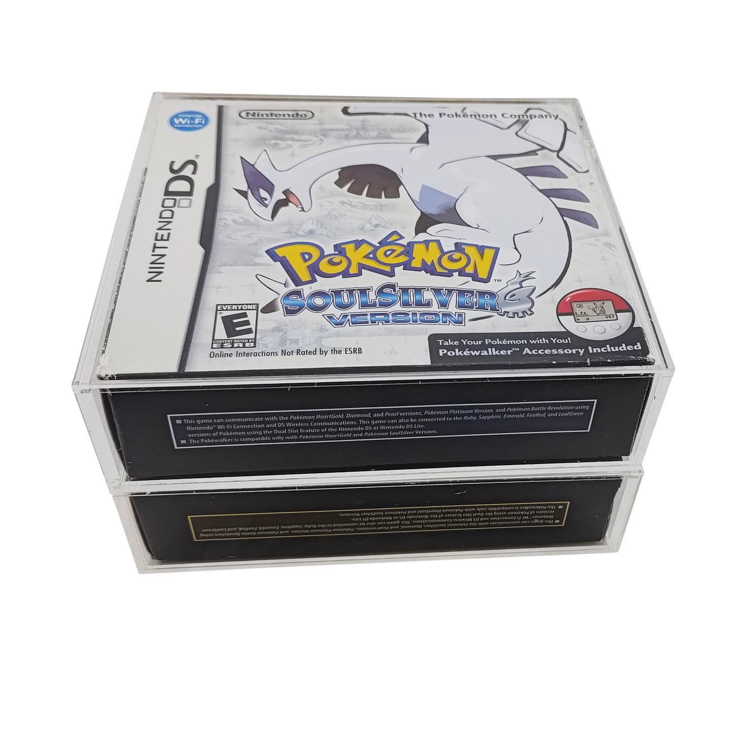 Pokemon Heart Gold Pokemon Soul Silver Acrylic Box Protector and Display Case