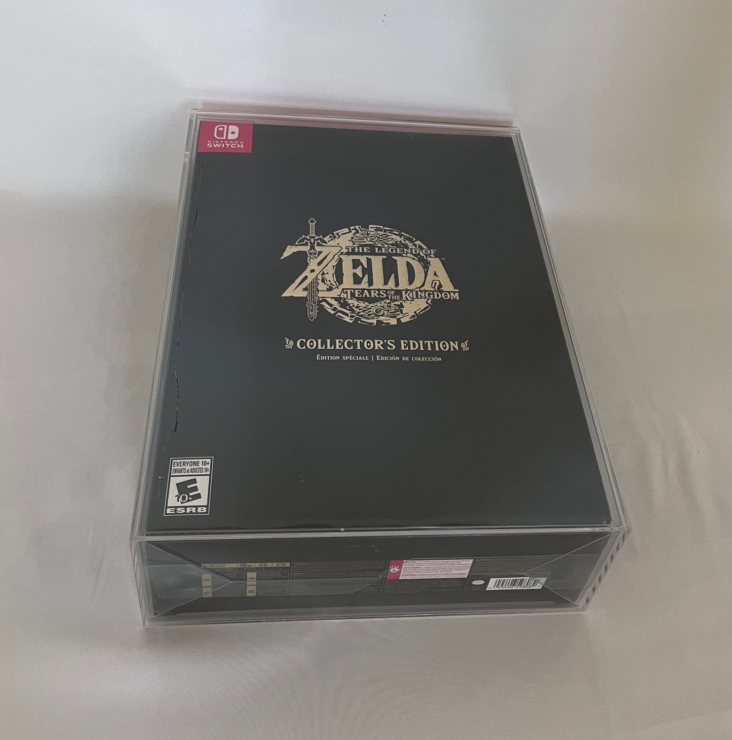 Zelda Tears of the Kingdom, Acrylic Box Protector and Display Case