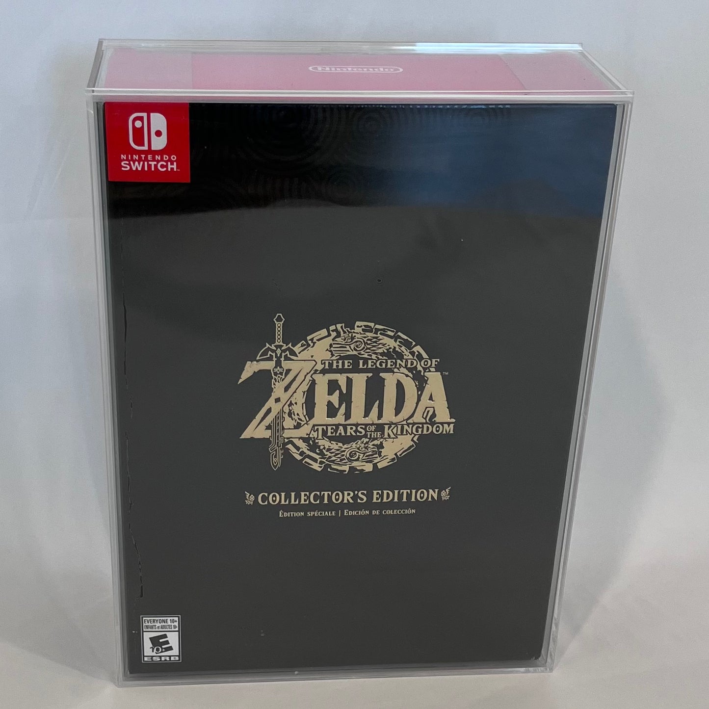 Zelda Tears of the Kingdom, Acrylic Box Protector and Display Case