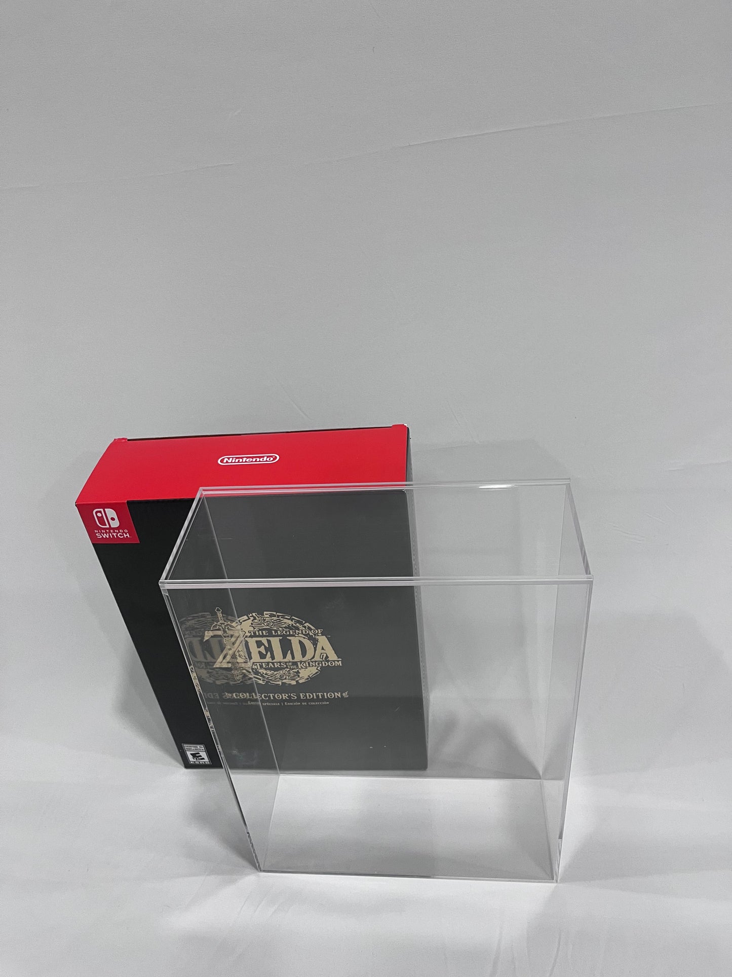 Zelda Tears of the Kingdom, Acrylic Box Protector and Display Case